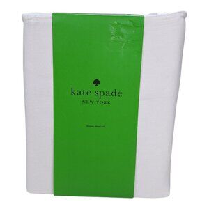 Kate Spade New York Queen Sheet Set Cotton Sateen Linen/Cream 18" Deep Mattress